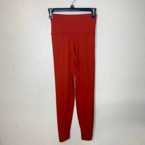 SET Active Red Airluxe Breathe Leggings Size Small